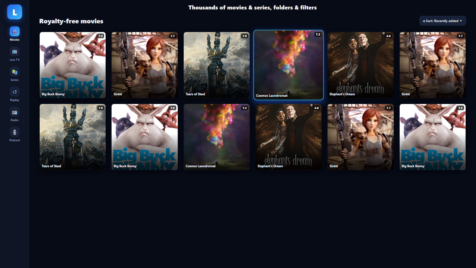 Livaro on tablet